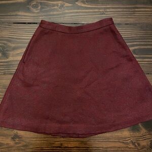 Banana Republic Rich Red Mini Skirt